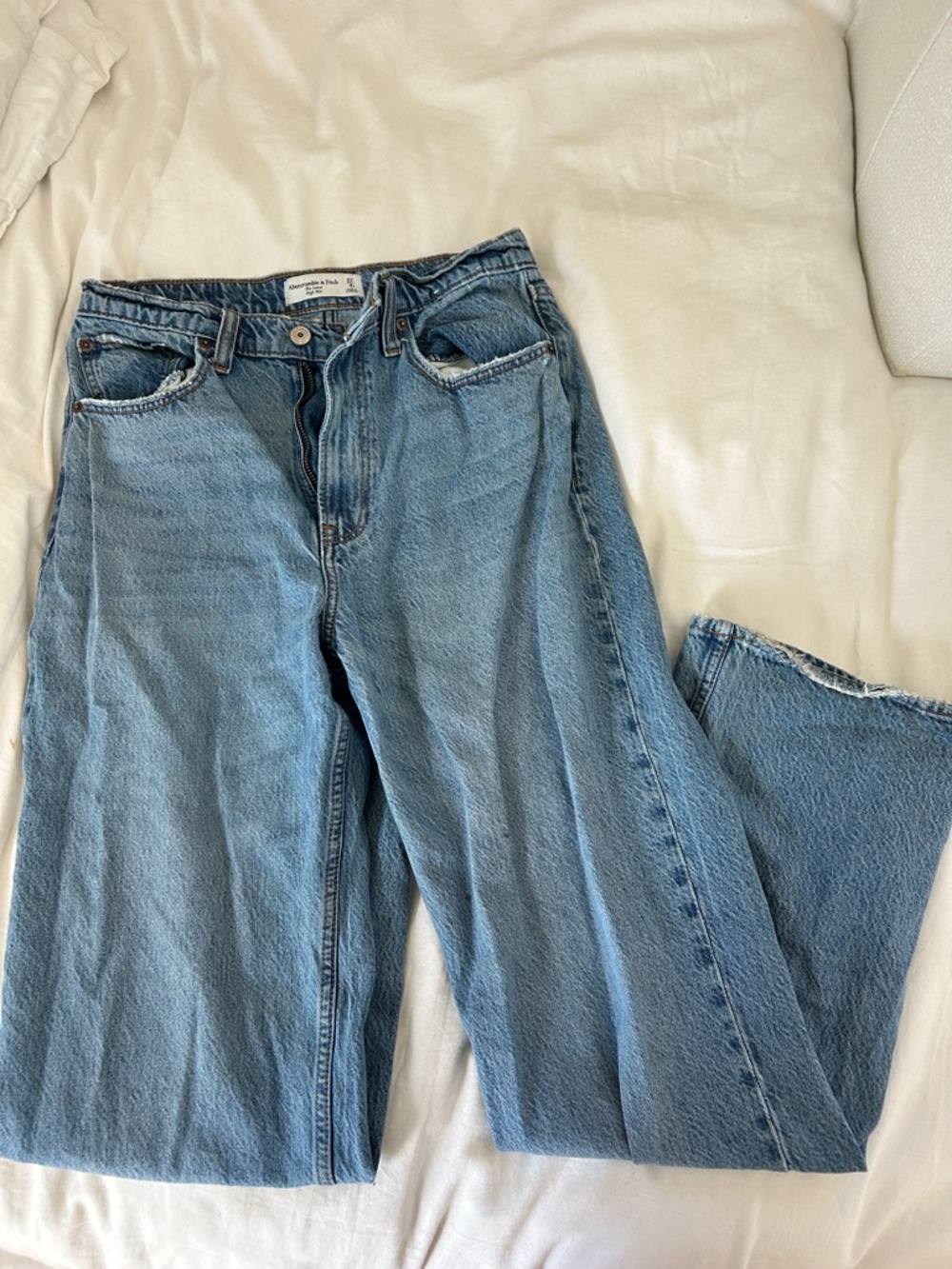 Abercrombie & Fitch Light Blue Straight Leg Jeans
